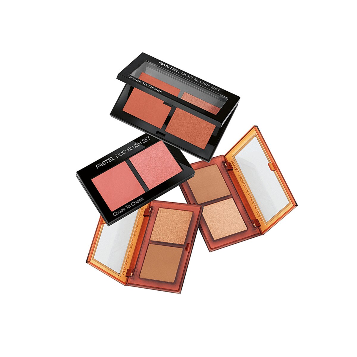 PASTEL PASTEL Pastel Duo Blush Set Cheek To Cheek İkili Allık Seti 20 Warm Honey 1 of 5