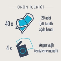 Veet Professional Ağda Bantları Hassas Ciltler İçin Süper Fırsat Paketi 40lı