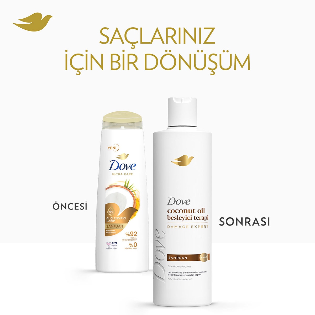  DOVE DOVE Dove Şampuan Hindistan Cevizi Yağlı 375 ml  1 of 11 