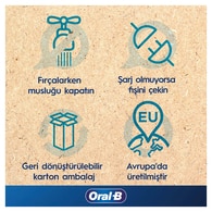 Oral-B Şarjlı/Elektrikli Diş Fırçası Vitality Pro Siyah Koruma ve Temizlik
