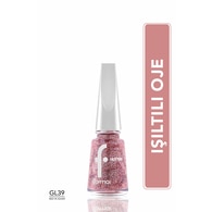  FLORMAR FLORMAR Flormar Glitter Sim Parçacıklı Yarı Transparan Işıltılı Oje No: 39 Red In Silver  1 of 1 