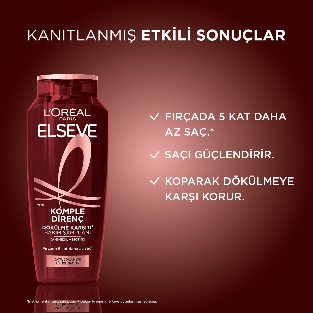  ELSEVE ELSEVE Elseve Şampuan Komple Direnç Dökülme Karşıtı 300 ml  1 of 7 