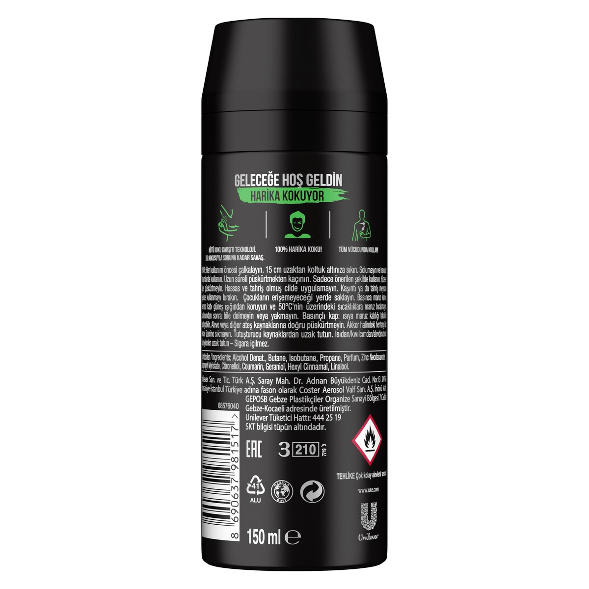 AXE AXE Axe Africa Deodorant 150 ml 1 of 5