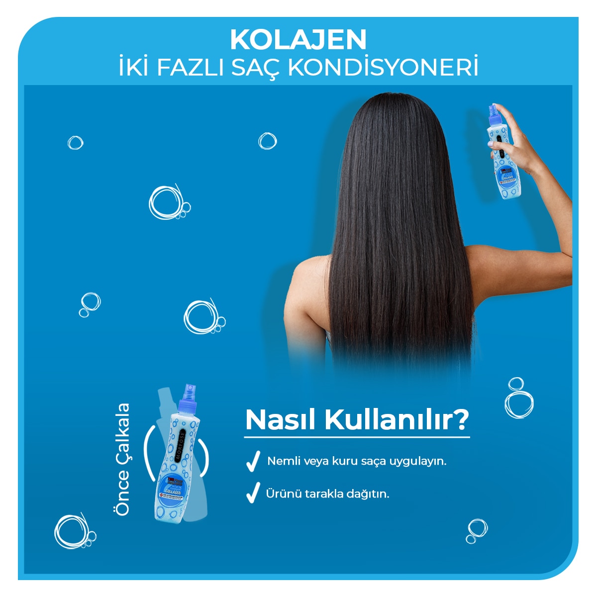 MORFOSE MORFOSE EXC. Morfose Kolajen Çift Fazlı Fön Suyu 240 ml 1 of 5