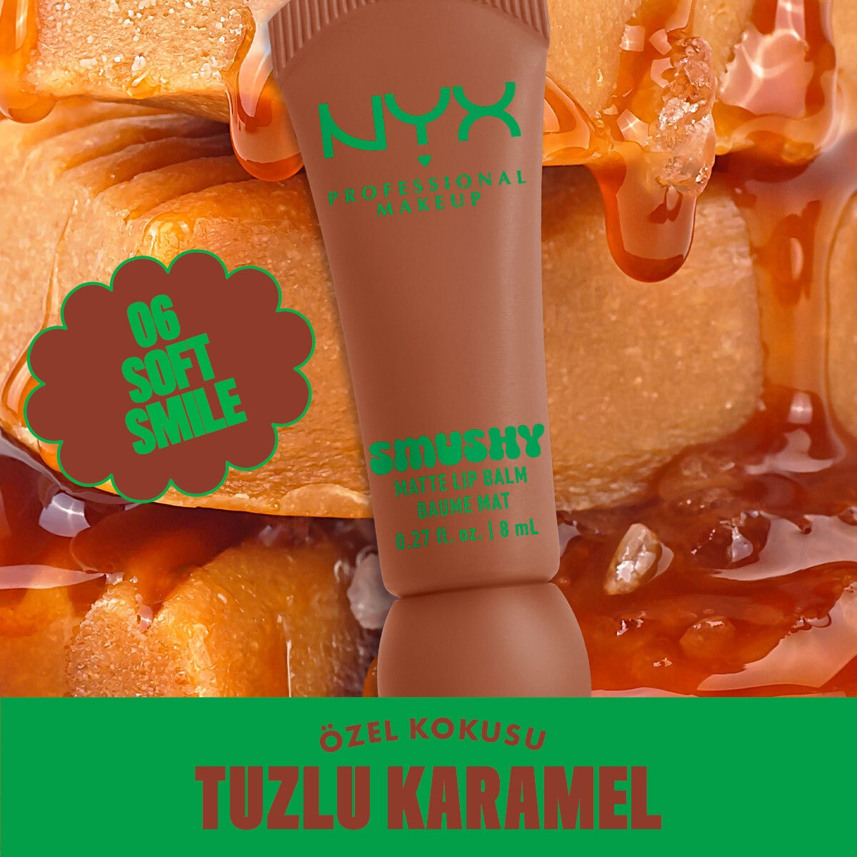  NYX NYX Nyx Professional Makeup Smushy Matte Lip Balm Soft Smile  1 of 8 