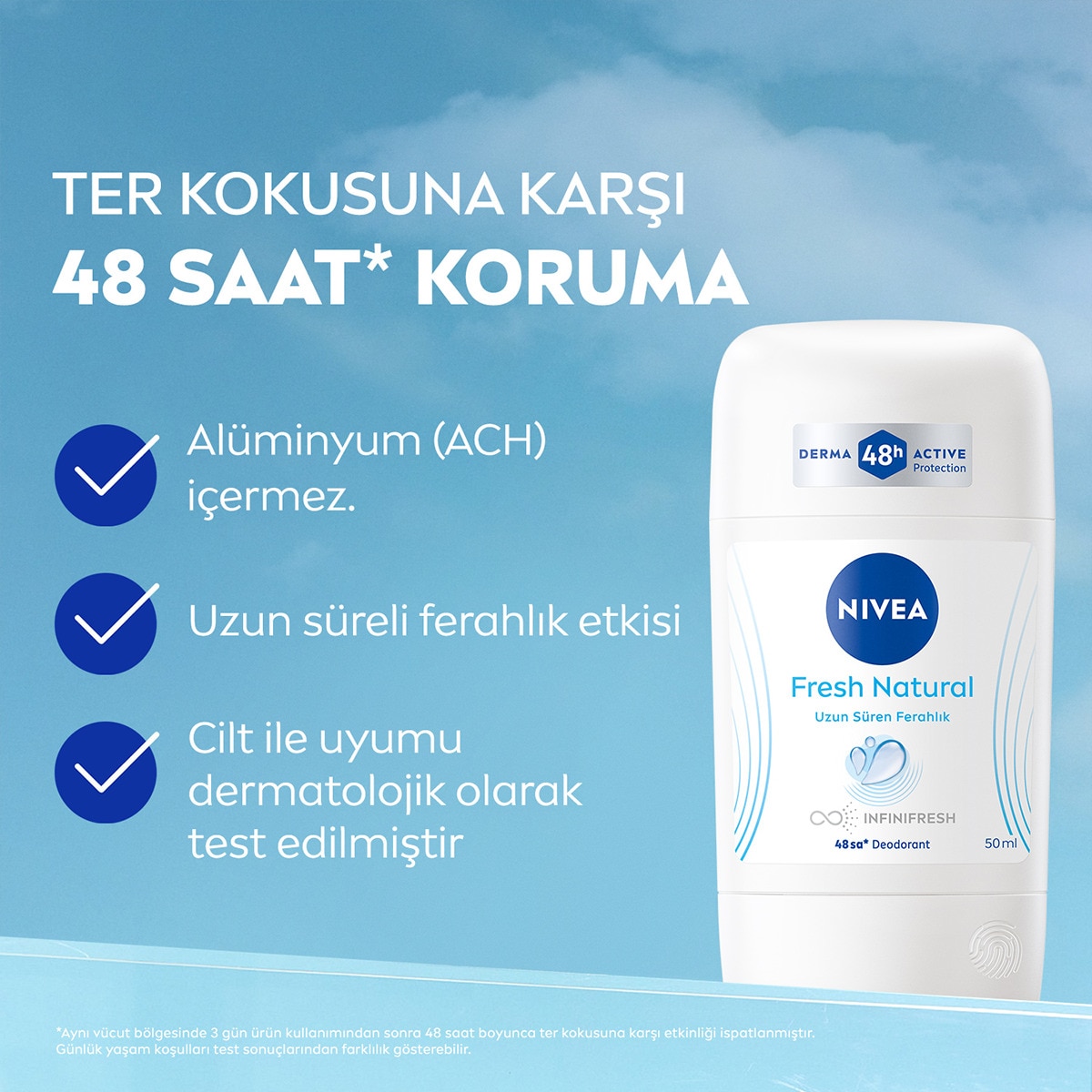 NIVEA DEO NIVEA DEO Nivea Fresh Natural Stick 50 ml 1 of 6