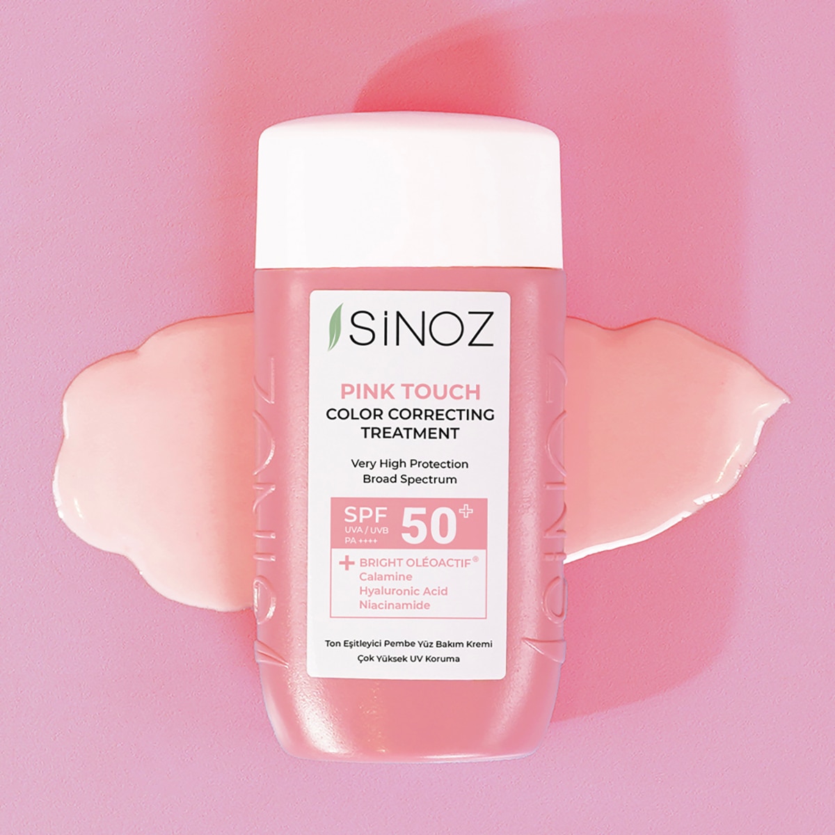  SİNOZ SINOZ Sinoz Pink Touch Ton Eşitleyici Güneş Kremi Spf50+  1 of 10 