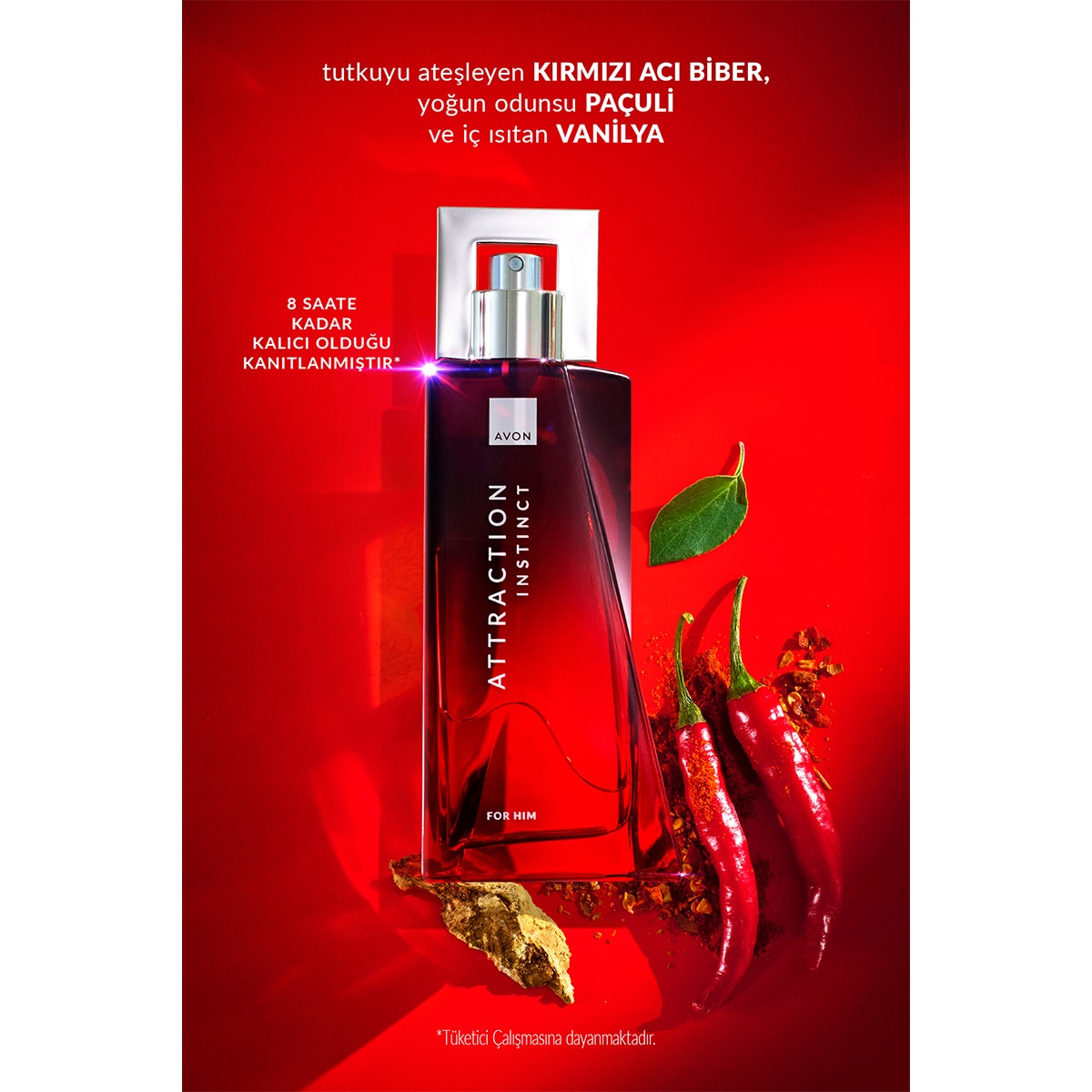  AVON AVON Avon Attraction Instinct Erkek Parfüm EDT 75 ml  1 of 3 