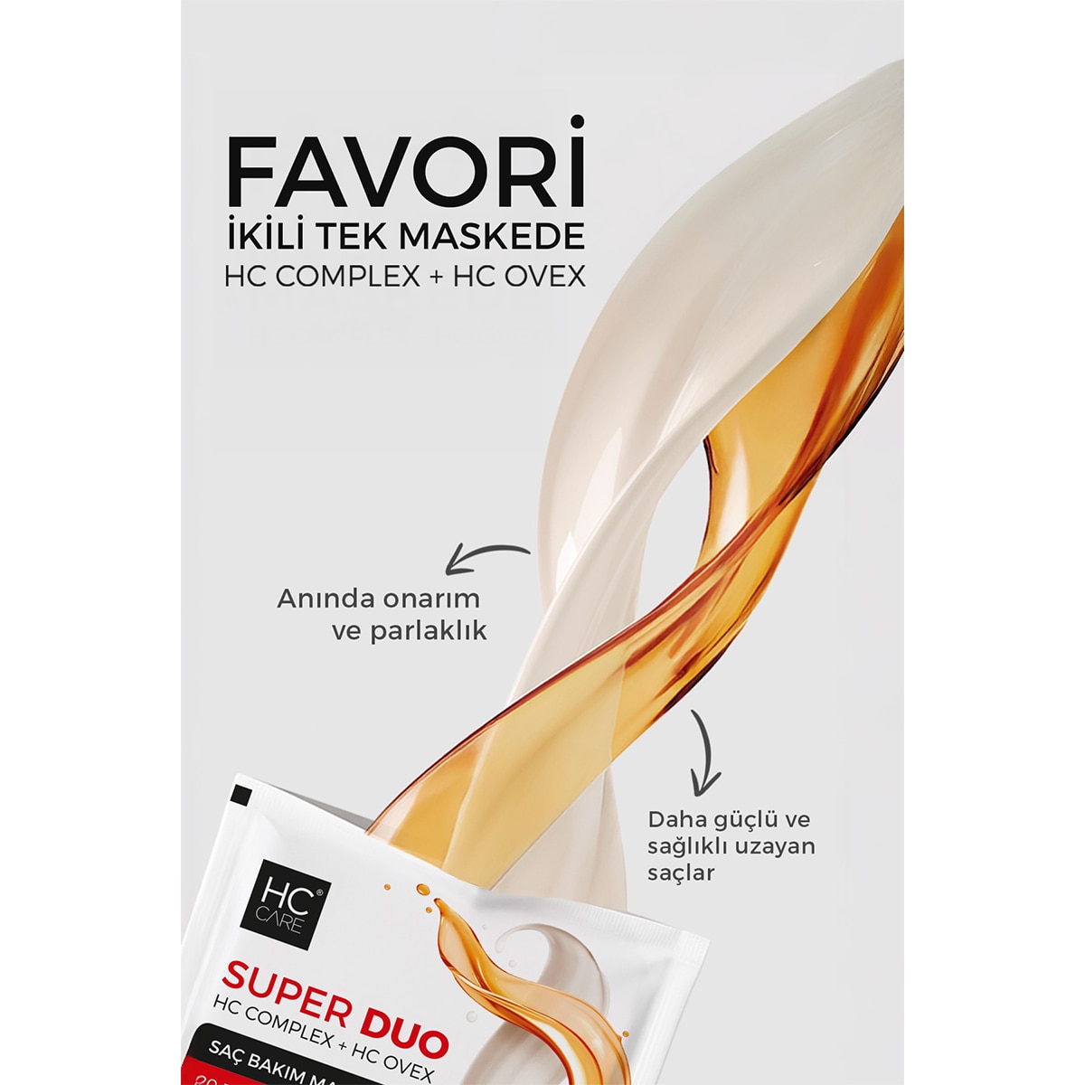 HC CARE HC CARE HC Care Saç Bakım Maskesi Duo 40 ml 1 of 5