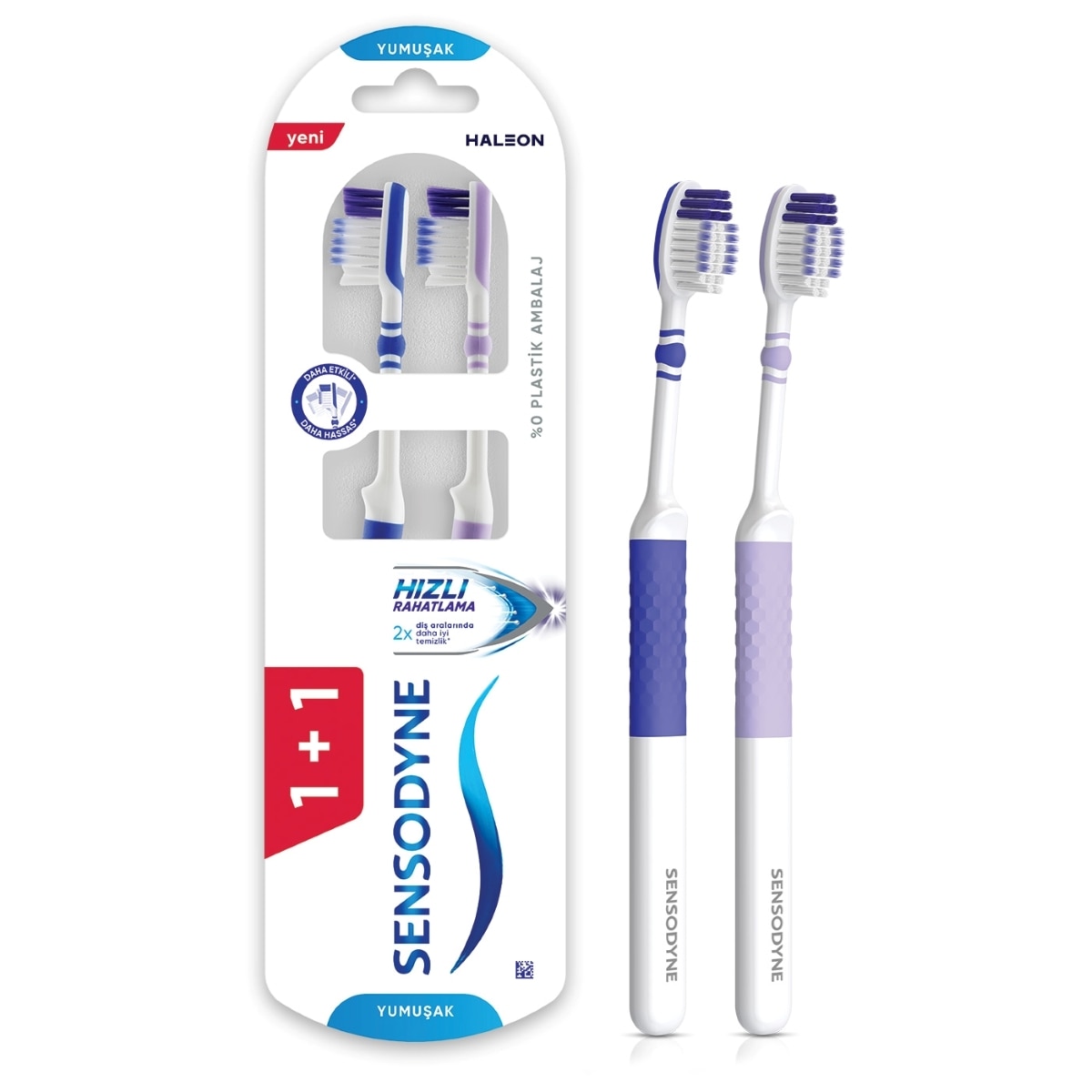 SENSODYNE SENSODYNE Sensodyne Hızlı Rahatlama Dış Fırçası Yumuşak 1+1 1 of 8