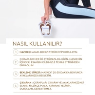  MJCARE MJCARE Mjcare Ayak Peeling Nemlendirici Çorap Maske 2'li Set 50 g  1 of 6 