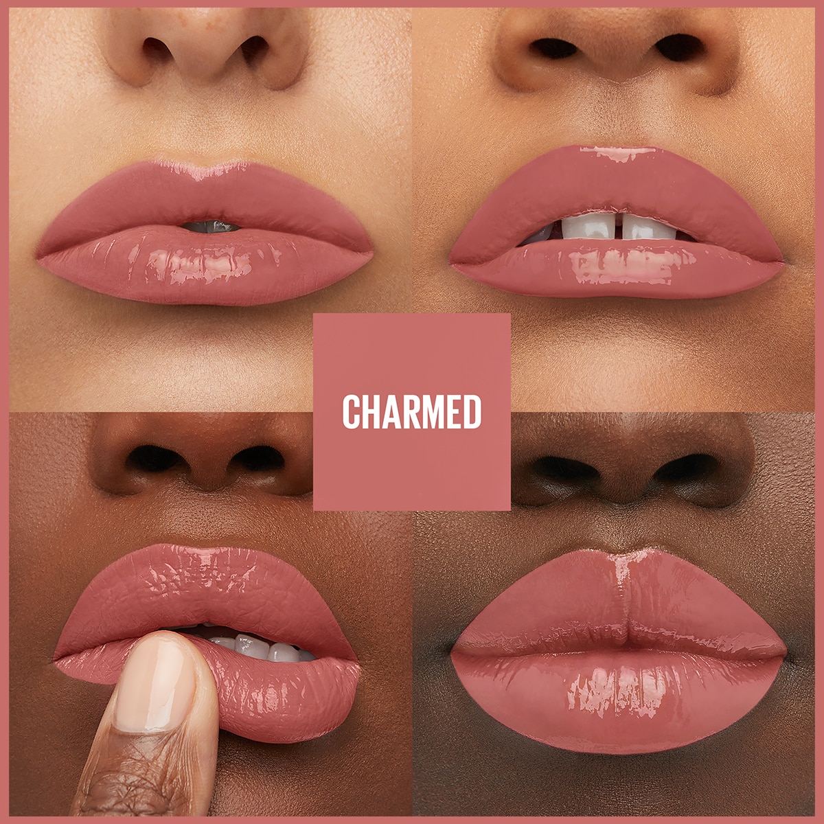 MAYBELLINE MAYBELLINE Maybelline New York Super Stay Vinyl Ink Likit Parlak Ruj 100 Charmed 1 of 4