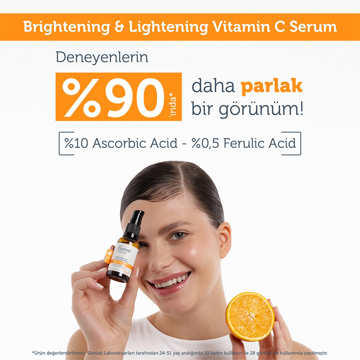  THE PUREST SOLUTIONS THE PUREST SOLUTIONS The Purest Solutions Aydınlatıcı ve Cilt Tonu Eşitleyici C Vitamini Cilt Serumu 8 ml  1 of 9 