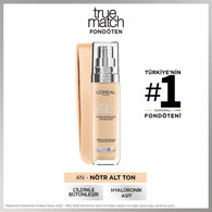  LOREAL PARIS LOREAL PARIS L'Oreal Paris True Match Fondöten No:4N  