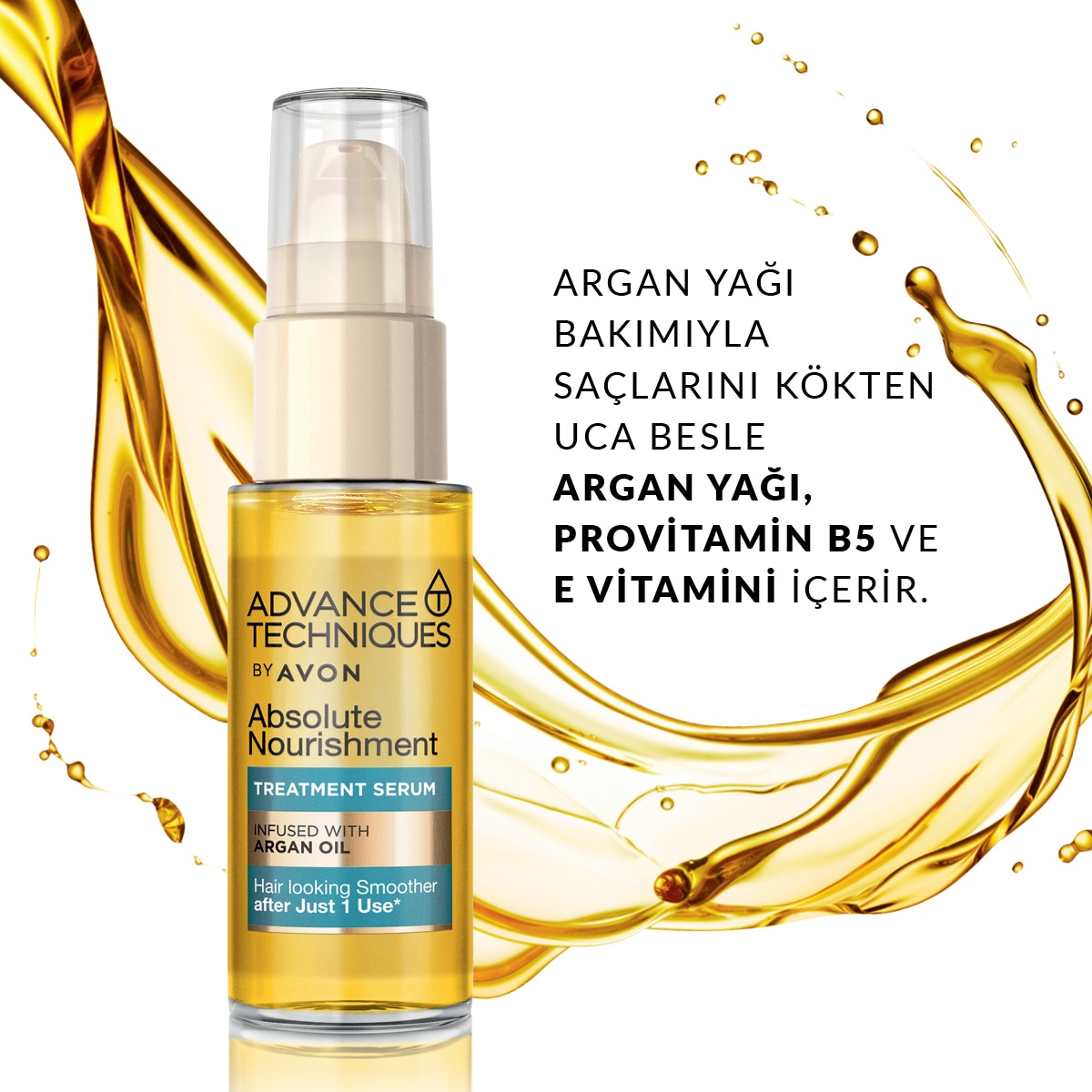  AVON AVON Avon Argan Yağı  Besleyici Saç Serumu 30 ml  1 of 2 