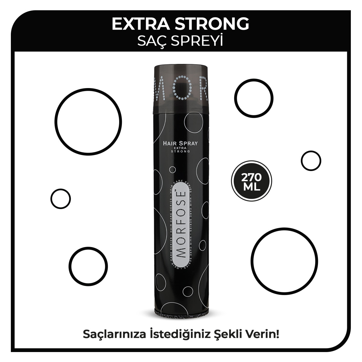  undefined MORFOSE EXC. Morfose Ultra Strong Saç Spreyi 270 ml  1 of 1 Morfose Ultra Strong Saç Spreyi 270 ml