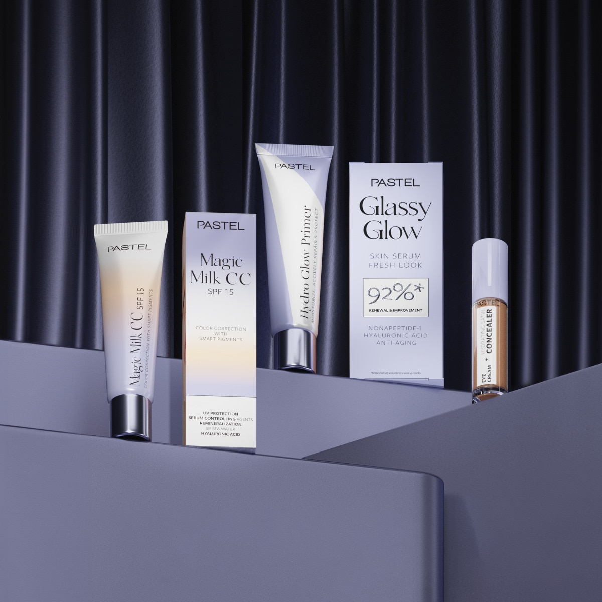  PASTEL PASTEL Pastel Make Up To Skin Care Aydınlatıcı ve Nemlendirici Makyaj Bazı  1 of 9 