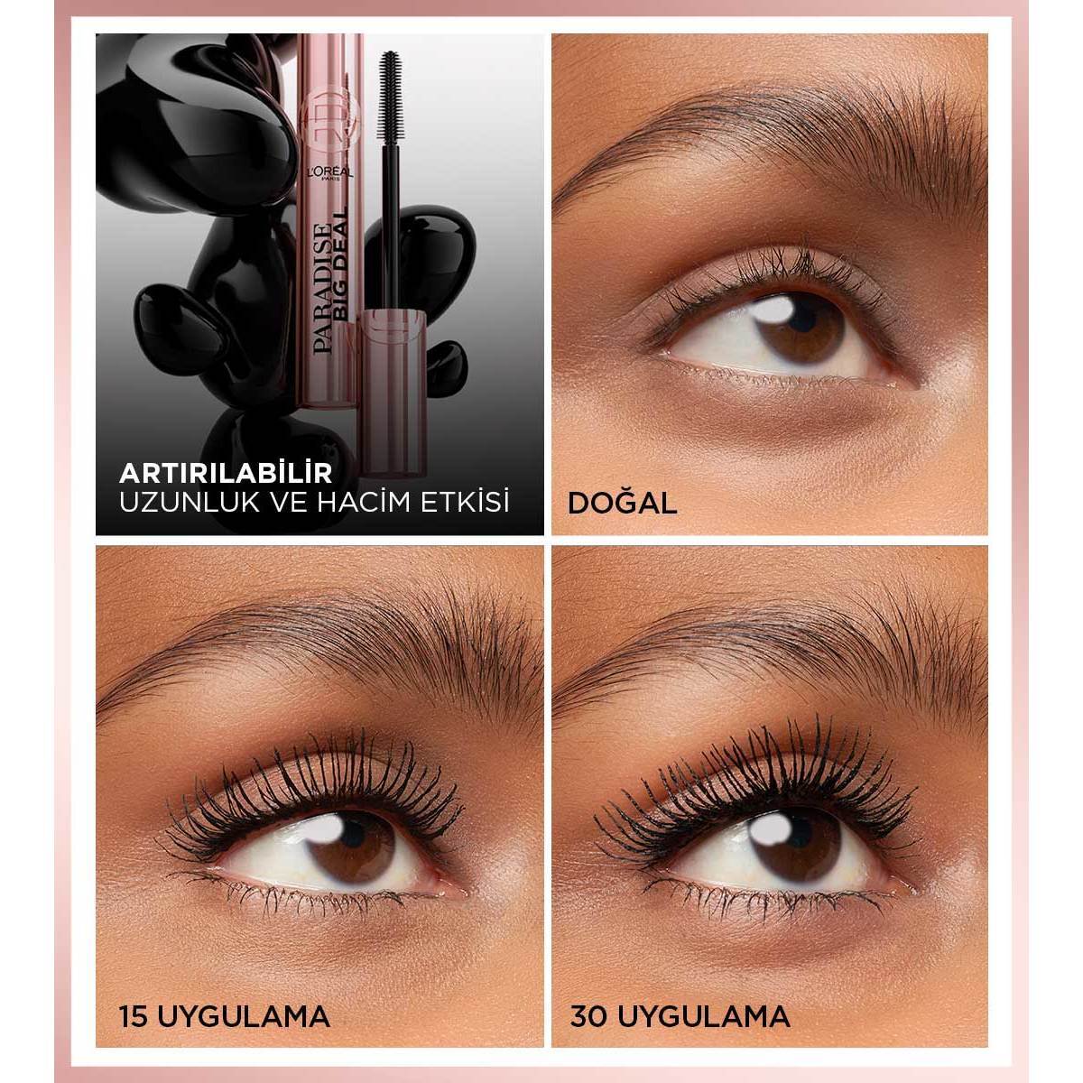 LOREAL PARIS LOREAL PARIS L'Oreal Paris Big Deal Paradise Siyah Maskara 1 of 9