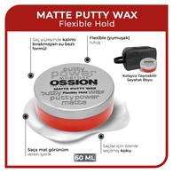 Morfose Ossion Mat Putty Wax Seyahat Boy 60 ml