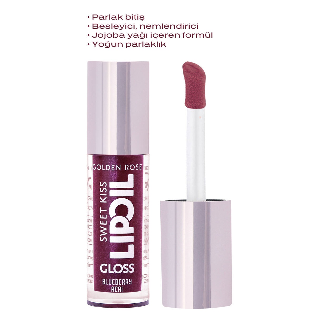  GOLDEN ROSE GOLDEN ROSE Golden Rose Sweet Kiss Lip Oil Gloss No: 07  1 of 6 
