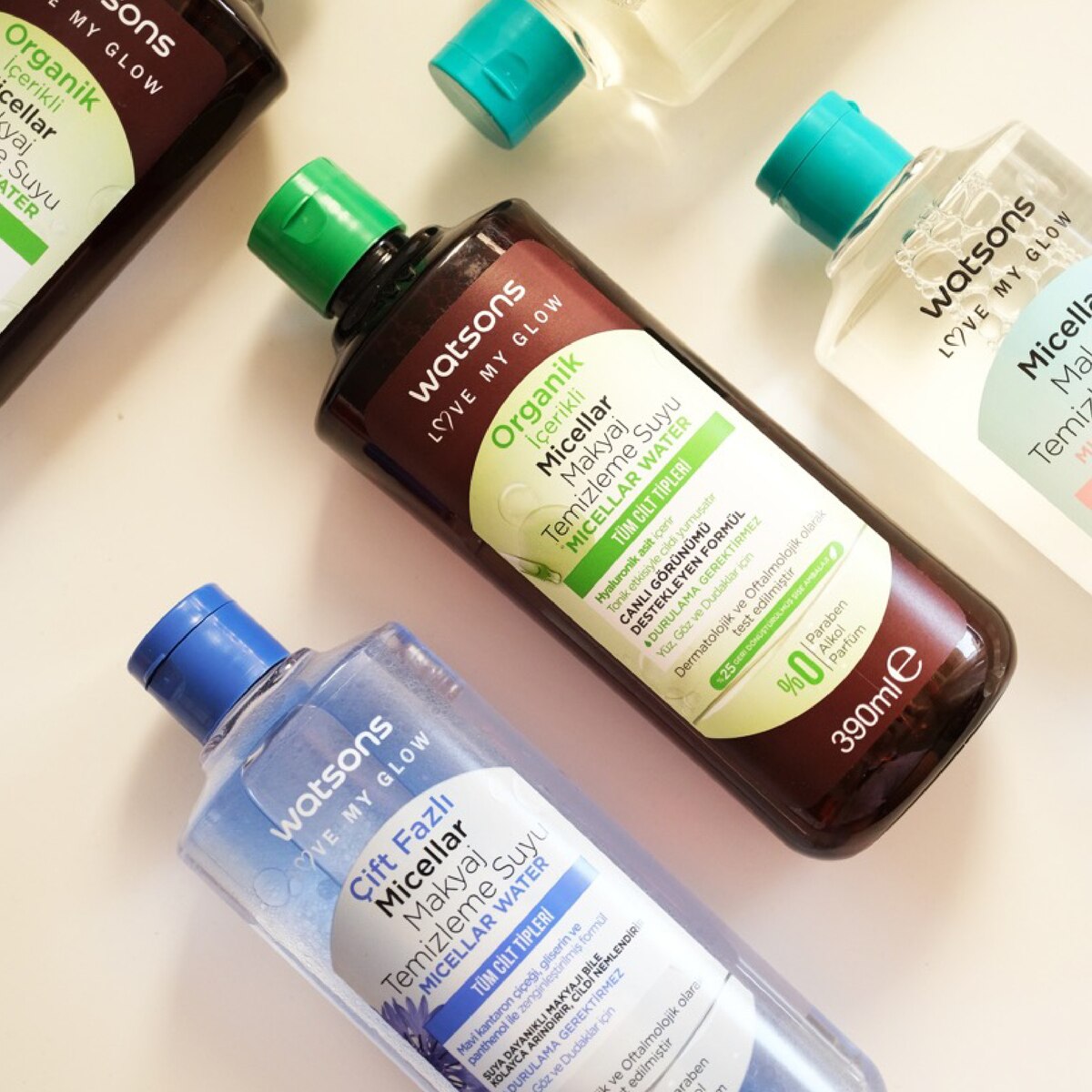 WATSONS WATSONS Watsons Organik Micellar Temizleme Suyu 390 ml 1 of 3