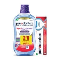  PARODONTAX PARODONTAX EXC Paradontax Tam Koruma Diş Macunu 50 ml + Ağız Bakım Suyu 500 ml Set  