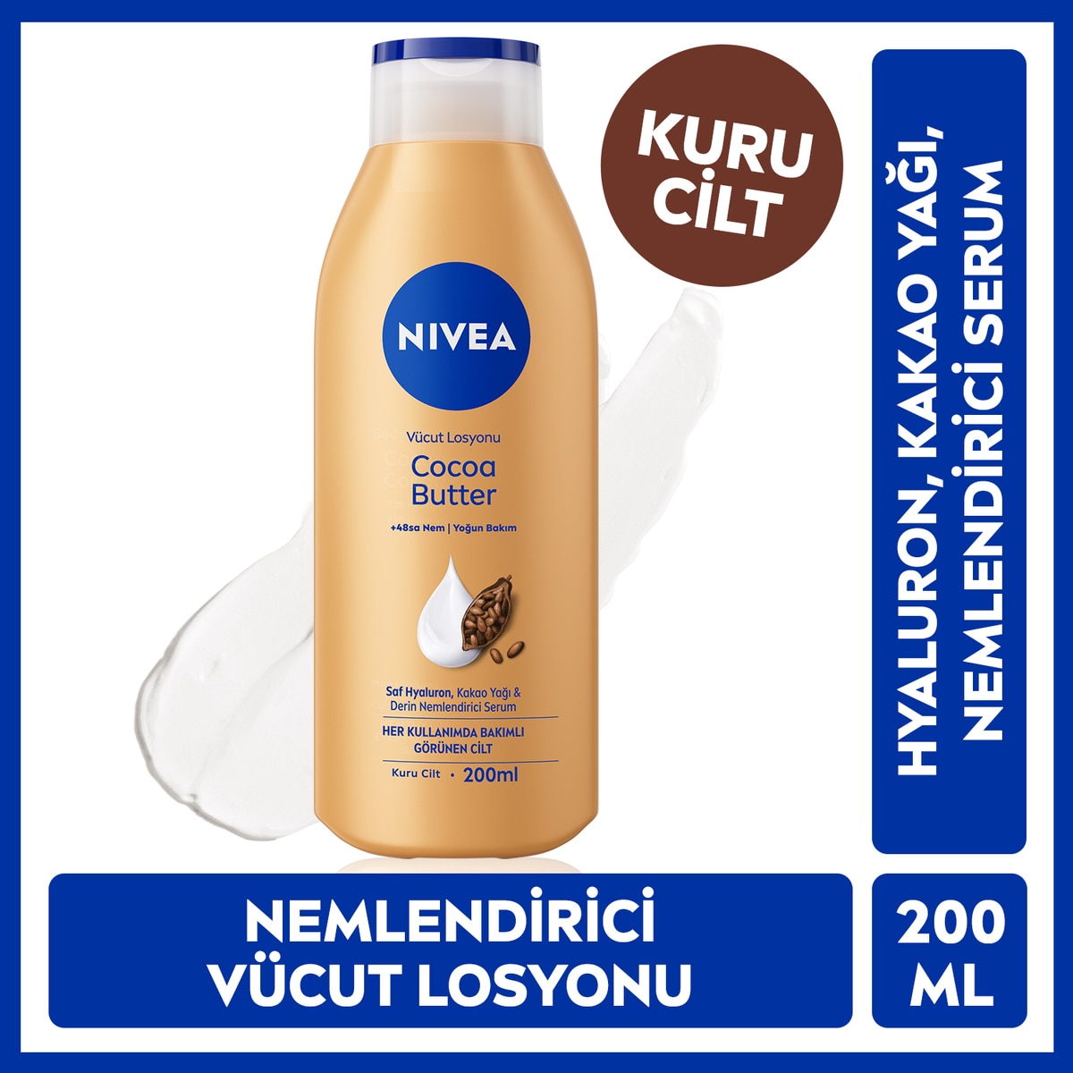 NIVEA BODY NIVEA BODY Nivea Body Cocoa Butter Vücut Losyonu 200 ml 1 of 5
