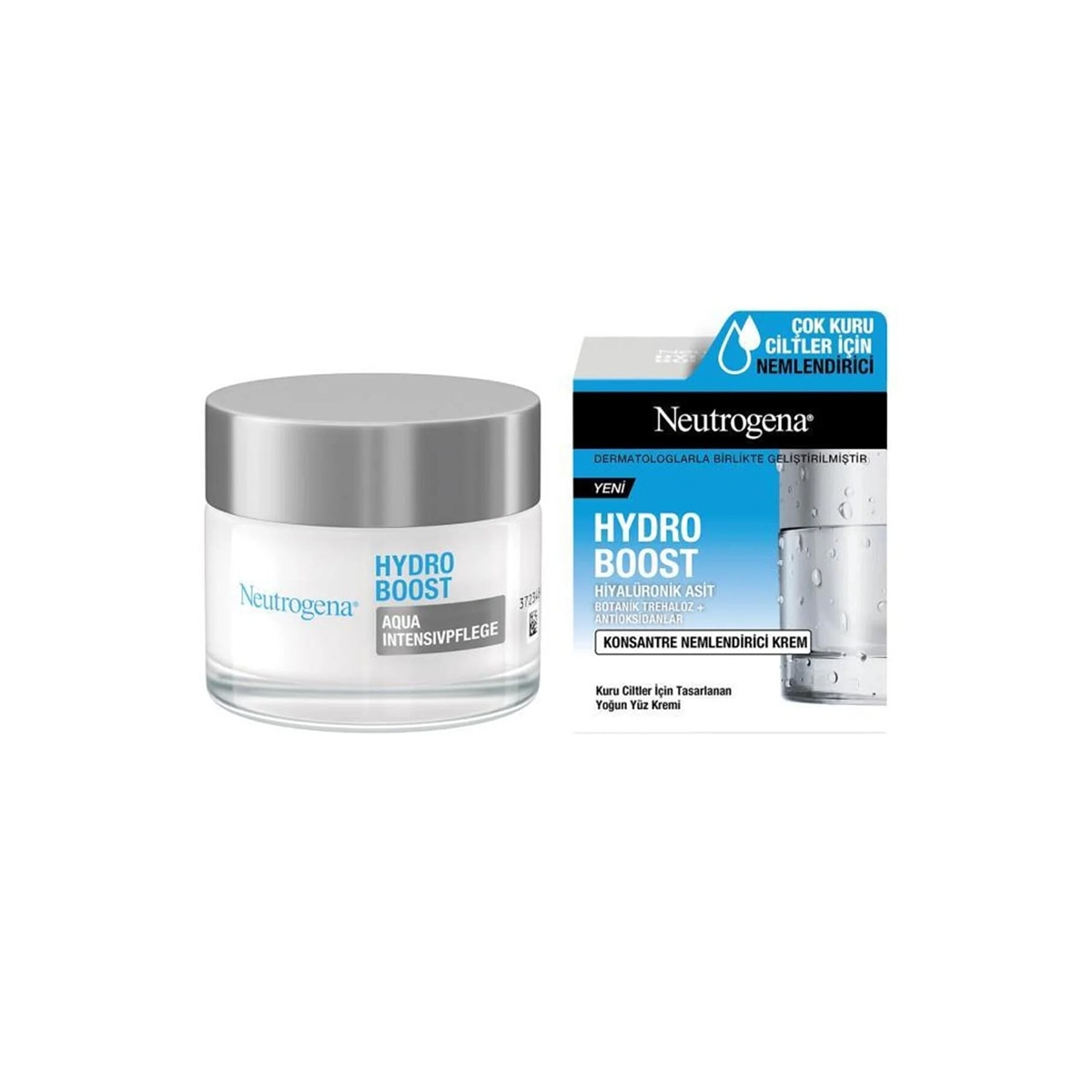  NEUTROGENA NEUTROGENA Neutrogena Hydro Boost Konsantre Nemlendirici Krem 50 ml Yoğun Yüz Kremi  1 of 4 