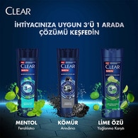  CLEAR CLEAR Clear Men 3in1 Şampuan & Duş Jeli Yağlanma Karşıtı Lime Özü 350 ml  1 of 7 