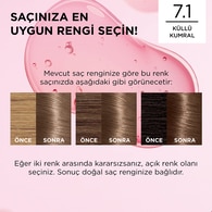 L'Oreal Paris Excellence Kumral Küllü Saç Boyası 7.1