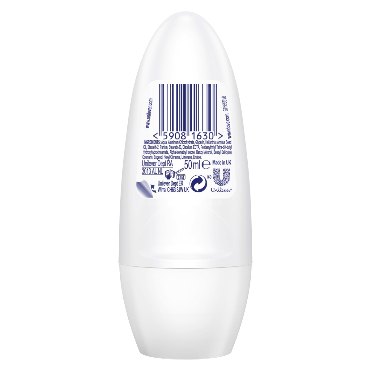  DOVE DOVE Dove Coconut Roll On 50 ml  1 of 4 
