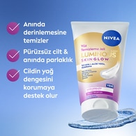  NIVEA VISAGE NIVEA VISAGE Nivea Luminous630 Skin Glow Anında Aydınlatıcı Yüz Temizleme Jeli 150 ml  1 of 7 