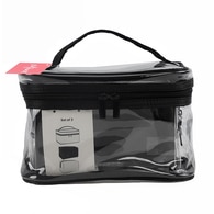  MIINE MIINE Miine Makyaj Çantası Pvc Siyah 3'lü 