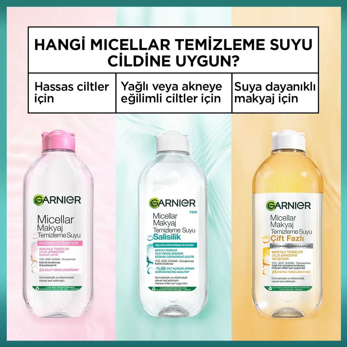  GARNIER GARNIER Garnier Salisilik Asit Micellar Makyaj Temizleme Suyu 400 ml  1 of 11 