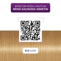 Palette Göz Alıcı Renkler Saç Boyası 9-0 Sarı
