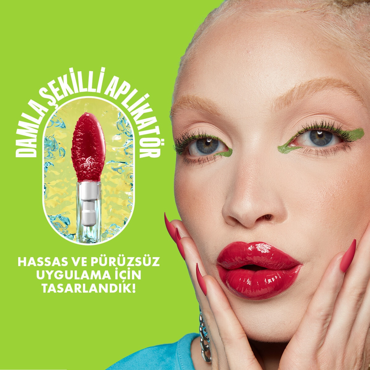  NYX NYX Nyx Professional Make Up Lip IV Dudak Parlatıcısı Tint Water Bout Wine  1 of 9 