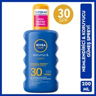 NIVEA SUN NIVEA SUN Nivea Sun SPF30 Güneş Koruyucu & 48 Nemlendirici Güneş Kremi 200 ml Sprey
