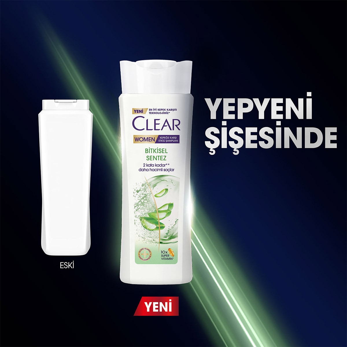  CLEAR CLEAR Clear Women Kepeğe Karşı Etkili Şampuan Bitkisel Sentez 350 ml  1 of 11 
