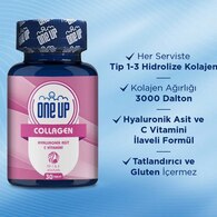 One Up Kolajen Hyalünorik Asit 30 Tablet