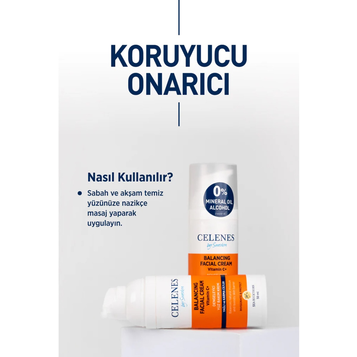  CELENES CELENES Celenes Sea BuckThorn Yüz Bakım Kremi Dengeleyici Yağlı ve Karma Ciltler 50 ml  1 of 5 