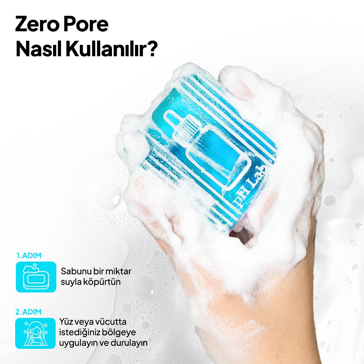PH LAB Ph Lab Zero Pore Temizleme Bar 50 ml 1461558 | Watsons
