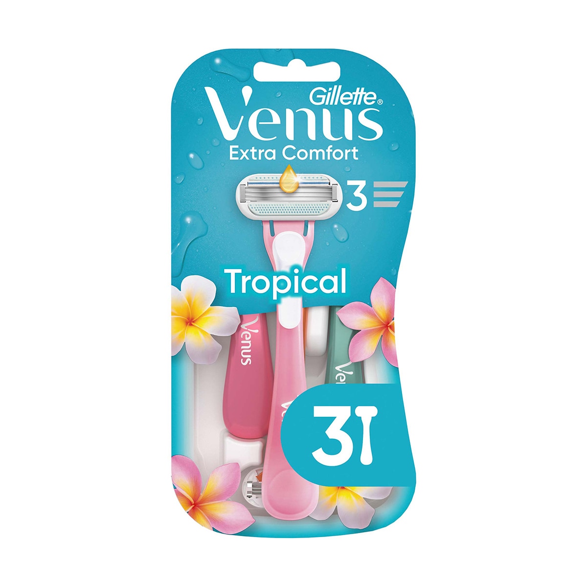 GILLETTE VENUS GILLETTE VENUS EXC. Gillette Venus Tropical Kullan At Tıraş Bıçağı 3 Adet 1 of 11