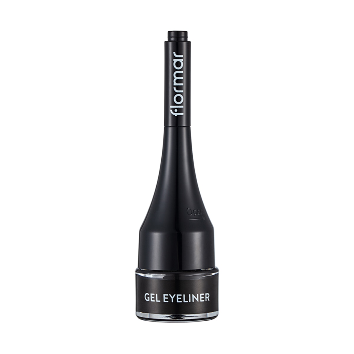 FLORMAR FLORMAR Flormar Yoğun Mat Kendinden Fırçalı Siyah Jel Eyeliner No: 001 Gel Black 1 of 5