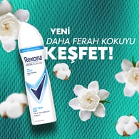 REXONA REXONA Rexona Kadın Sprey Deodorant Cotton Dry 72 Saat Kesintisiz Üstün Koruma 150 ml 1 of 9