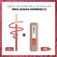 undefined MAYBELLINE EXC. Maybelline Serum Ruj 002 & Lifter Liner Dudak Kalemi 13 Set 1 of 2