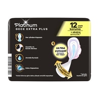 Orkid Platinum Tekli Paket Gece Ekstra Plus 5 Adet Hijyenik Ped