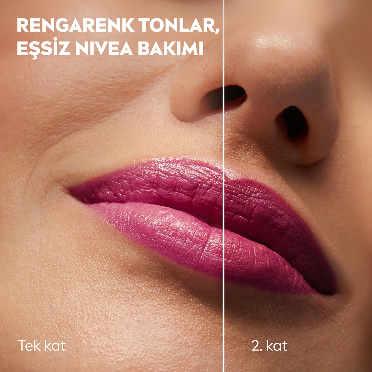  NIVEA LIP CARE NIVEA LIP CARE Nivea Renkli Dudak Bakım Kremi Pembe 4,8 g SPF30 E Vitamini Dudak ve Yanaklar İçin  1 of 6 