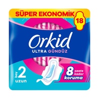  ORKID ORKID Orkid Ultra Ekstra Dörtlü Hijyenik Ped Uzun 18'li  1 of 1 