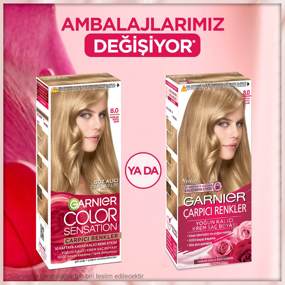 GARNIER GARNIER Garnier Çarpıcı Renkler Saç Boyası 8 Parlak Koyu Sarı 1 of 8