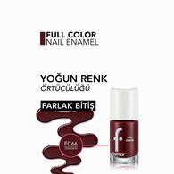 Flormar Full Color Yoğun Renk Veren Parlak Oje No: FC66